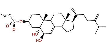 3b,5a,6b-Trihydroxy-24-methylene-cholest-7-en-3b-ol sulfate